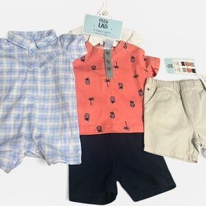 Baby boy 6 piece summer bundle 6-9 Months